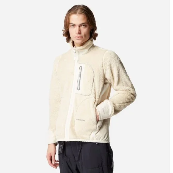 $455! NWT RARE Men's and wander High Loft Fleece Polartec Jacket - Beige - L - Picture 2 of 5